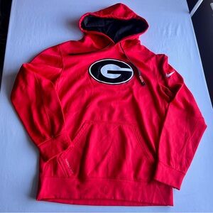 Georgia Bulldogs Nike Red Hoodie Sweatshirt